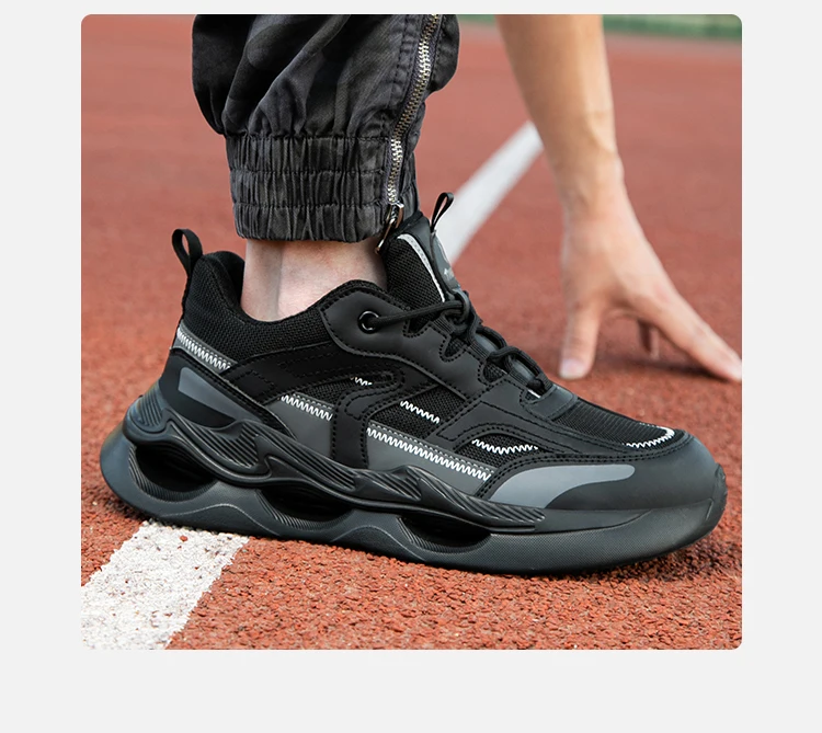 6KV Insulated Shoes Men Anti-Smash Anti Puncture Safety Shoes Men Boots Composite Toe Work Shoes Sneakers Security Lightweight