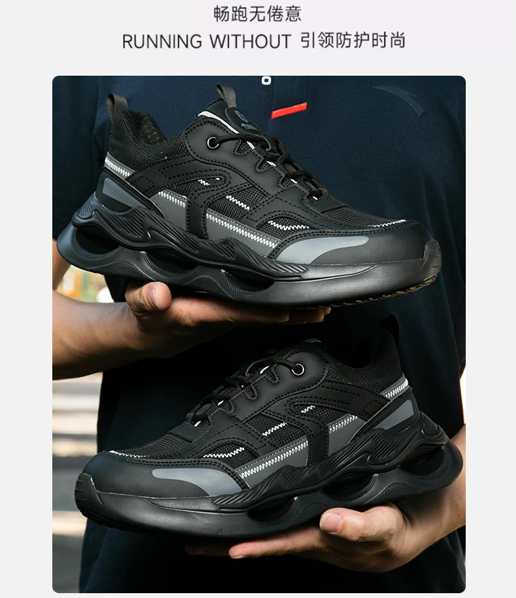 6KV Insulated Shoes Men Anti-Smash Anti Puncture Safety Shoes Men Boots Composite Toe Work Shoes Sneakers Security Lightweight
