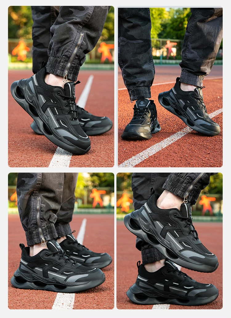 6KV Insulated Shoes Men Anti-Smash Anti Puncture Safety Shoes Men Boots Composite Toe Work Shoes Sneakers Security Lightweight