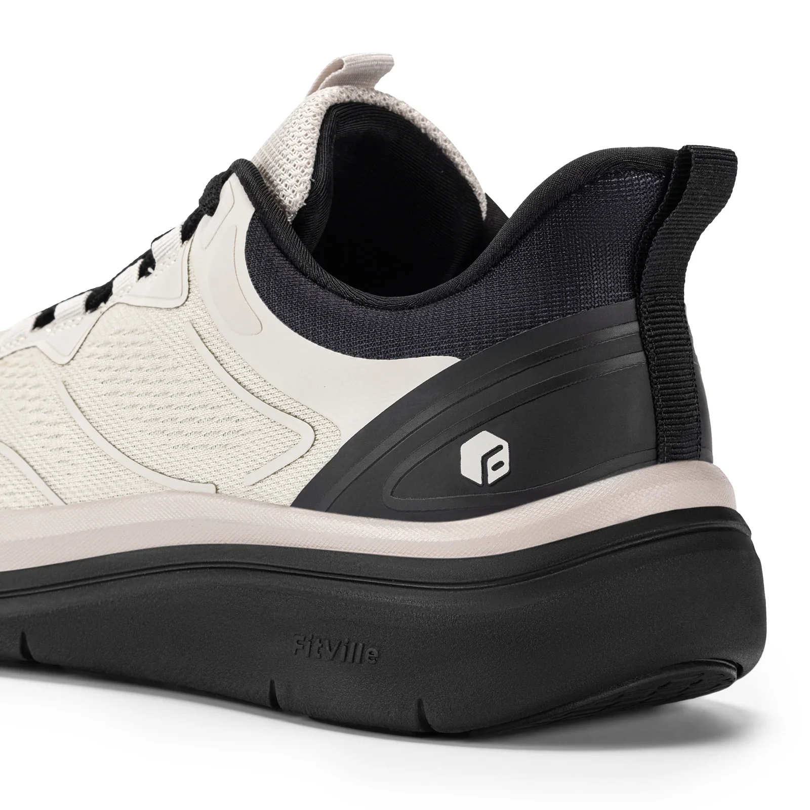 Fitville Men'S Walking Shoes Thick Soled Slip On Shoe Height Increasing Breathable Sneakers Wide Comfortable Outside&Work Shoe