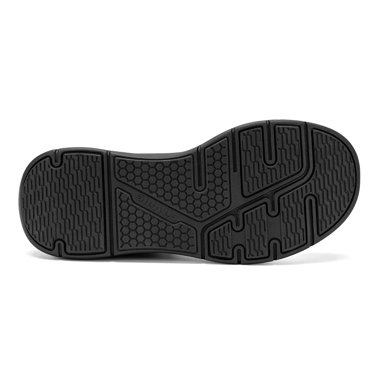 Fitville Men'S Walking Shoes Thick Soled Slip On Shoe Height Increasing Breathable Sneakers Wide Comfortable Outside&Work Shoe