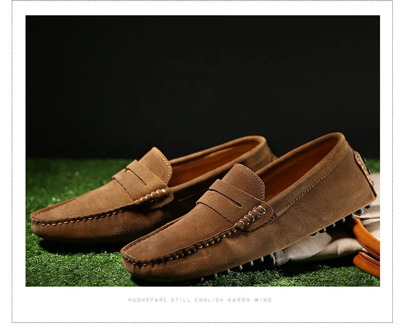 DEKABR New Arrival Men Driving Moccasins Genuine Leather Loafers Casual Fashion Wedding Men Footwear Large Size 38~49