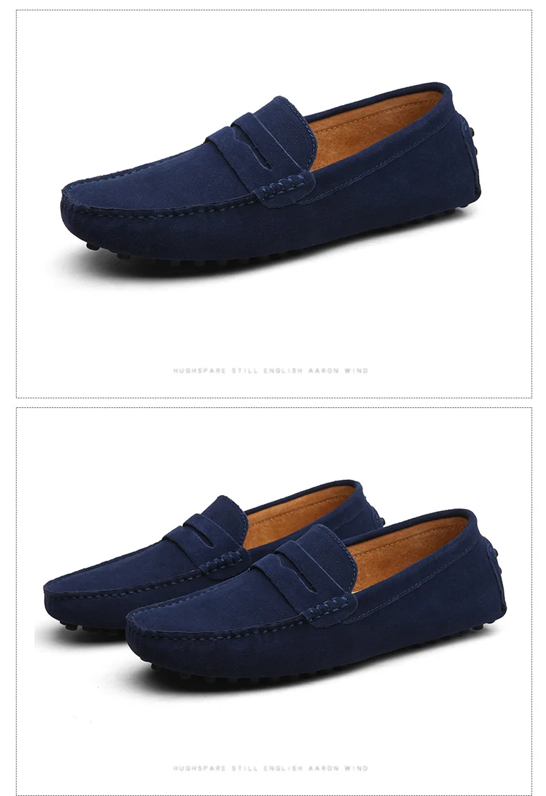 DEKABR New Arrival Men Driving Moccasins Genuine Leather Loafers Casual Fashion Wedding Men Footwear Large Size 38~49