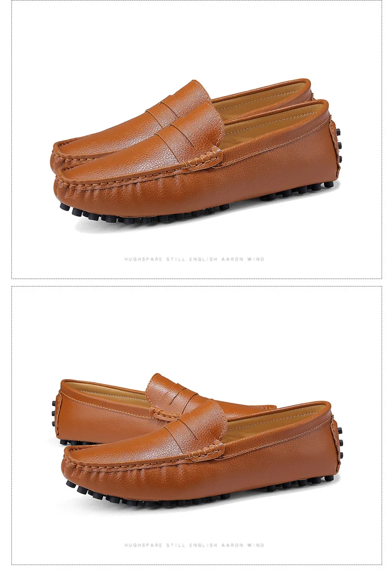 DEKABR New Arrival Men Driving Moccasins Genuine Leather Loafers Casual Fashion Wedding Men Footwear Large Size 38~49