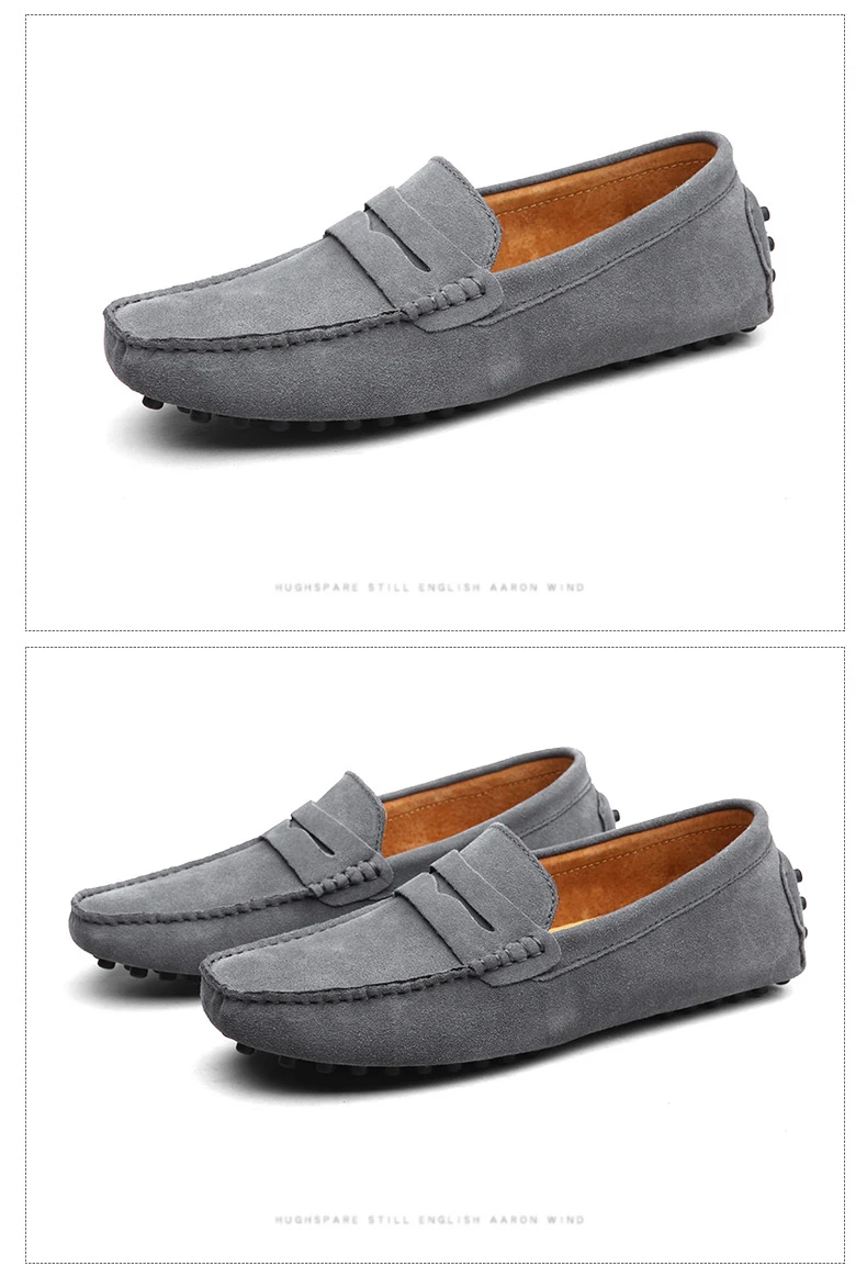 DEKABR New Arrival Men Driving Moccasins Genuine Leather Loafers Casual Fashion Wedding Men Footwear Large Size 38~49