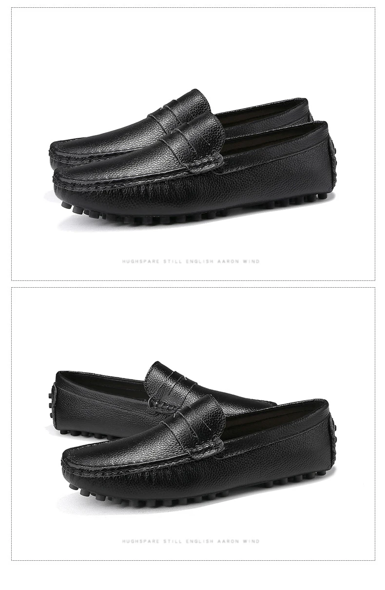 DEKABR New Arrival Men Driving Moccasins Genuine Leather Loafers Casual Fashion Wedding Men Footwear Large Size 38~49