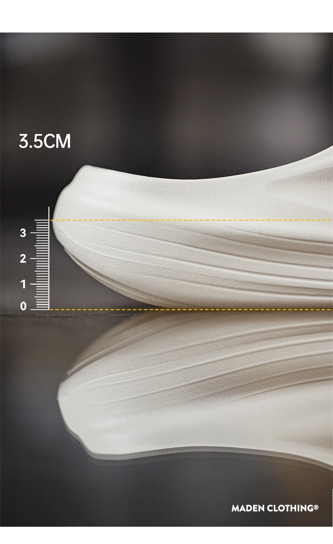 Maden Women's Sports Cloud Feel One Band Slippers Thick Sole Waterproof Outdoor Beach Couple Casual Soft Comfort Summer Slides