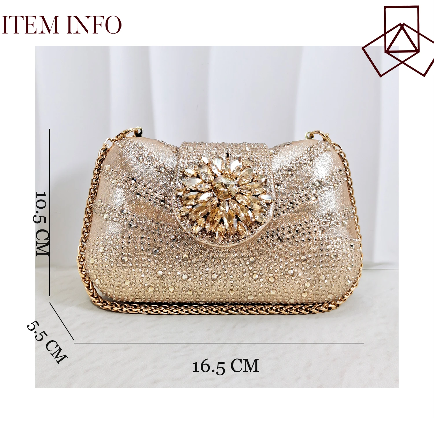 INS Elegant Mature Style Purple Color Party Wedding Pointed Toe Women High Heels and Bag Set Decorated With Colorful Rhinestone