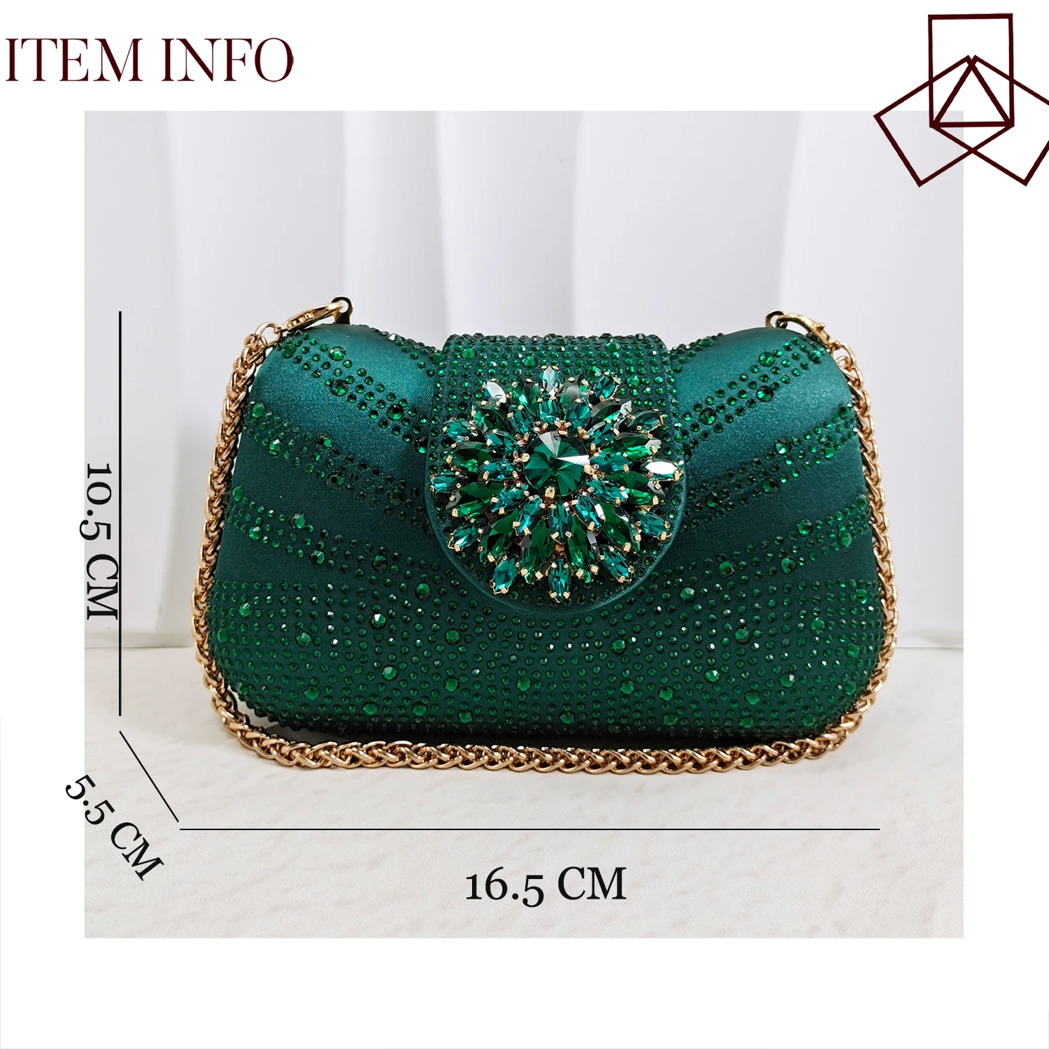 INS Elegant Mature Style Purple Color Party Wedding Pointed Toe Women High Heels and Bag Set Decorated With Colorful Rhinestone