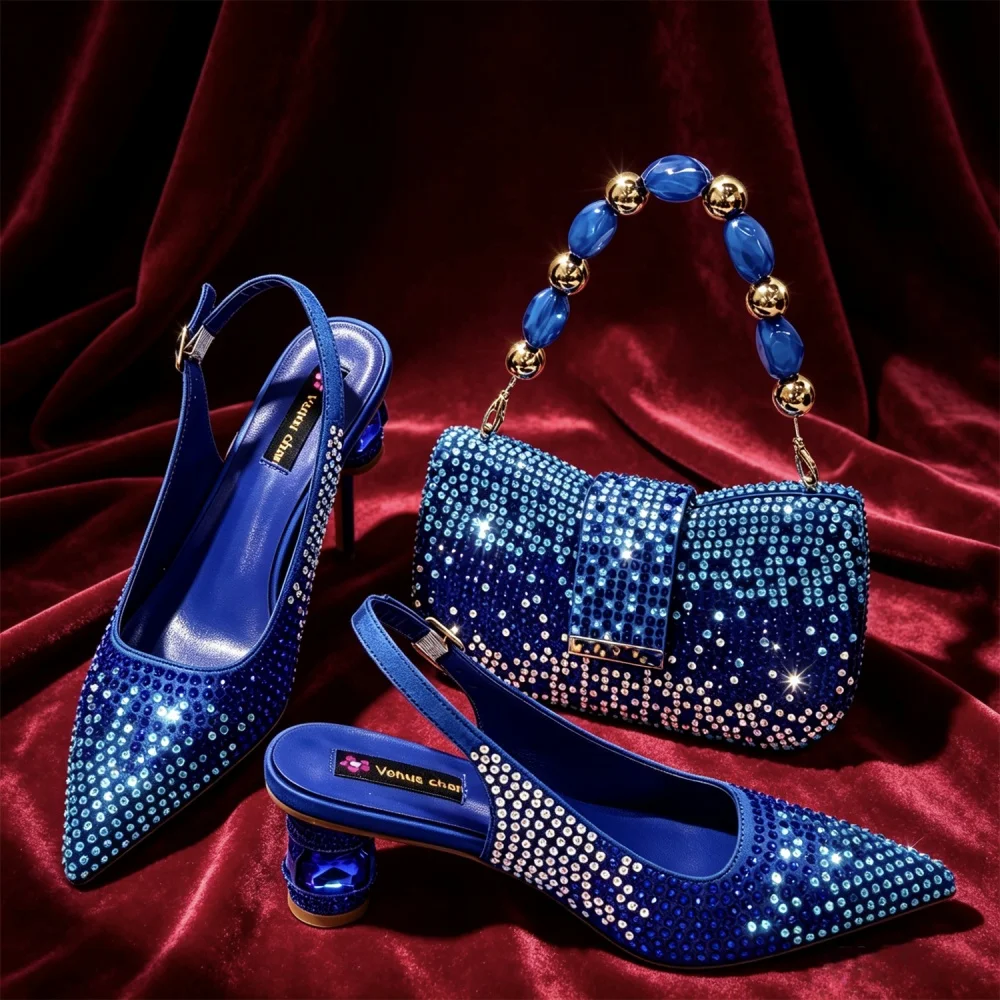 2026 New Fashionable Pointed Shoes and Bag Set – High Quality, Affordable Chic, and Oh-So-Good Looking!