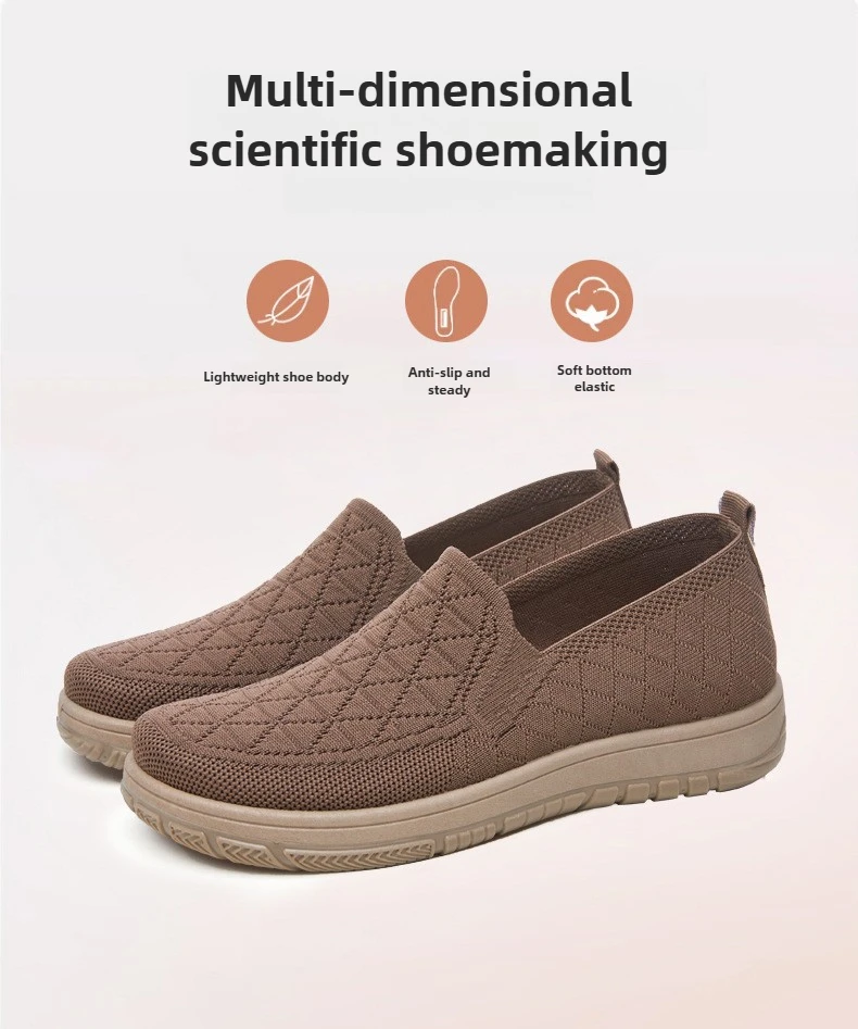 Women's Spring New Shoes One Step Stepping Cloth Shoe Shallow Mouth Flat Shoe Soft Soled Comfortable and Versatile Women's Shoes