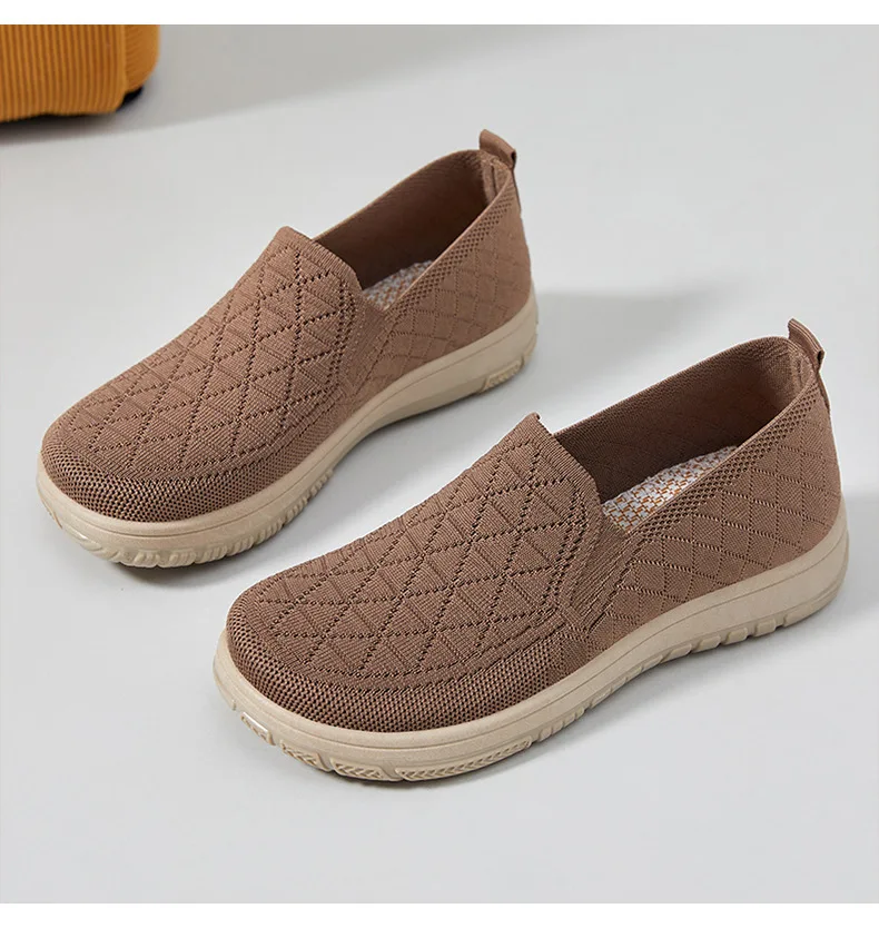 Women's Spring New Shoes One Step Stepping Cloth Shoe Shallow Mouth Flat Shoe Soft Soled Comfortable and Versatile Women's Shoes