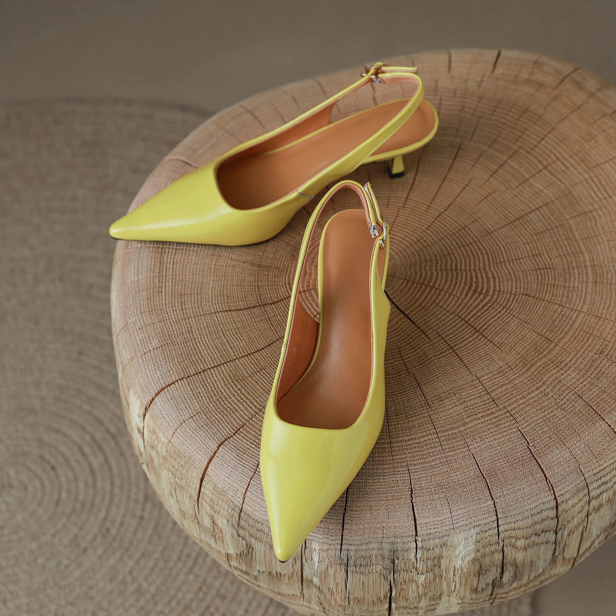 Krazing Pot Genuine Leather Snake Patterns Big Size 42 High Heels Pointed Toe Summer Shoes Slingback Buckle Straps Women Pumps