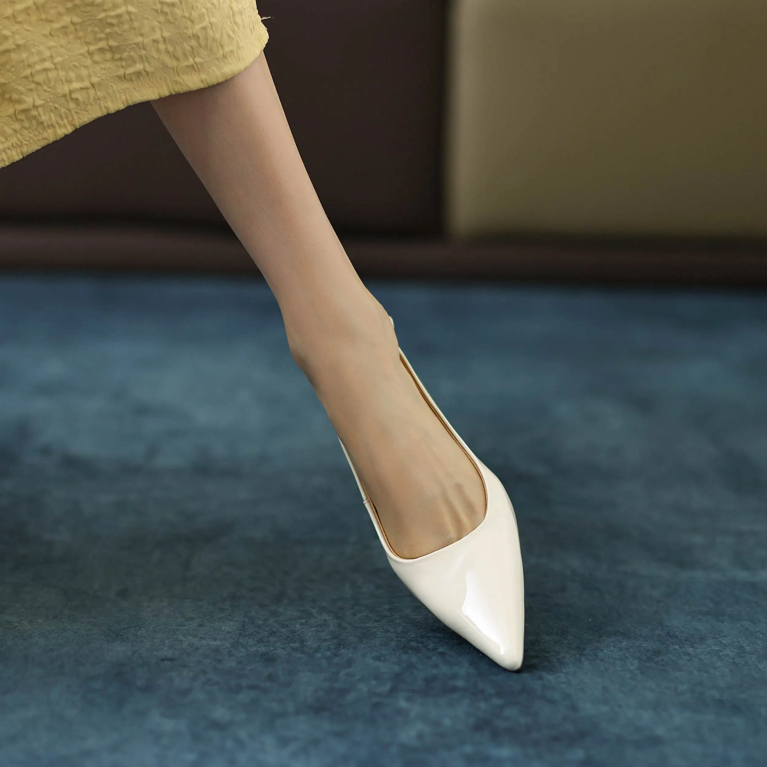 Krazing Pot Genuine Leather Snake Patterns Big Size 42 High Heels Pointed Toe Summer Shoes Slingback Buckle Straps Women Pumps