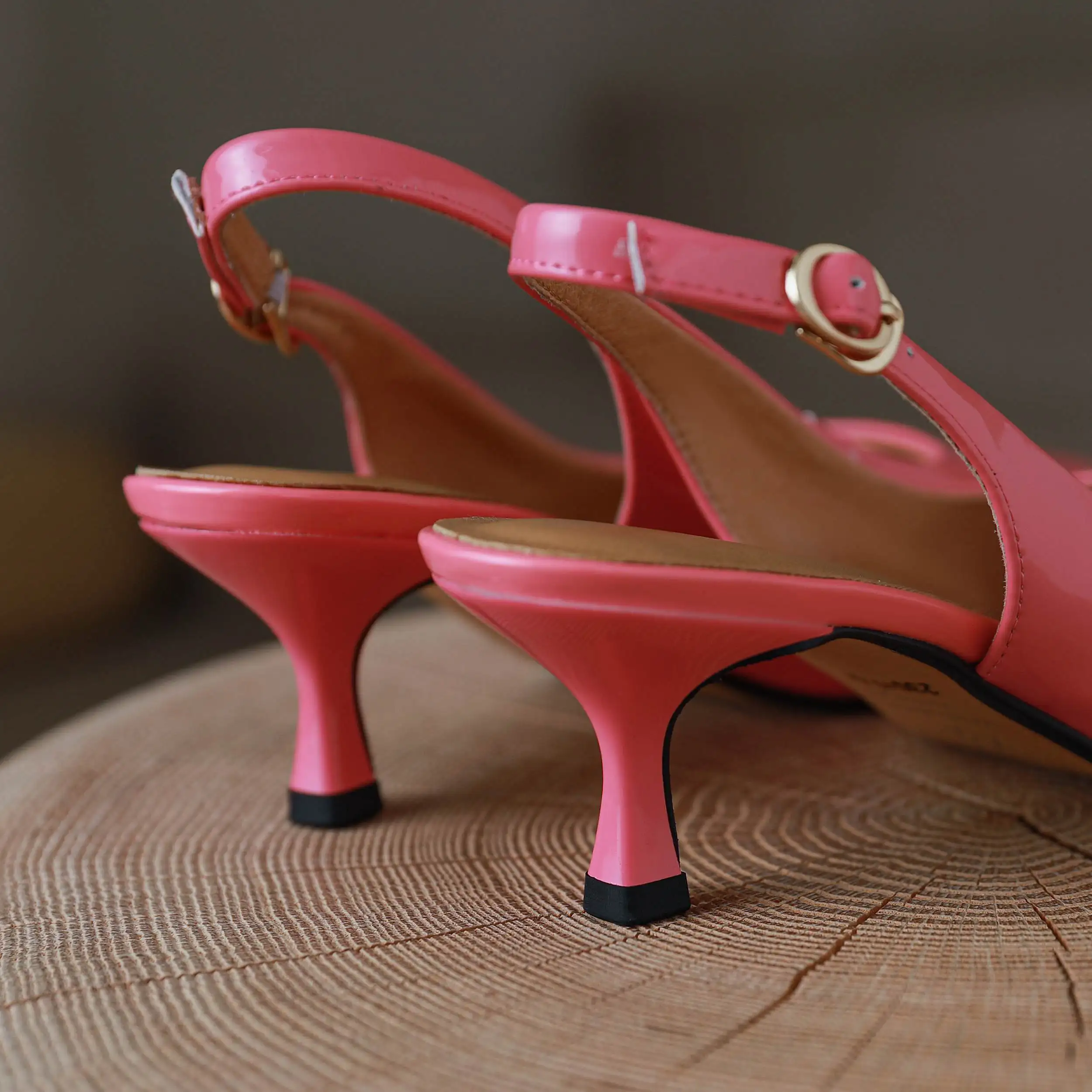 Krazing Pot Genuine Leather Snake Patterns Big Size 42 High Heels Pointed Toe Summer Shoes Slingback Buckle Straps Women Pumps