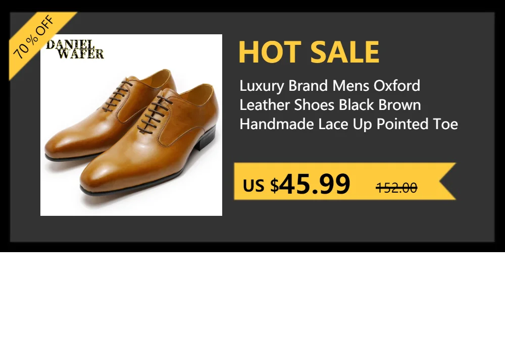 Genuine Leather Oxford Dress Shoes Men Lace Up Cap Toe Office Wedding Shoes Black Brown Brogue Pointed Oxfords Formal Shoes Men