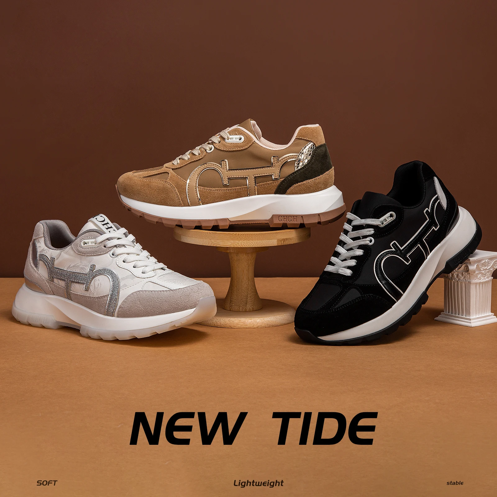 Women's Shoes Niche Design Balance Shoes Technology Versatile Splicing Ladies Shoes Fashion Classic Casual Female Sports Shoes