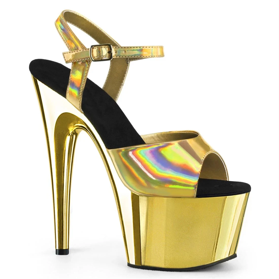 Pink 7-inch heels, 17cm electroplated stilettos from sexy clubs, and models' pole dancing sandals