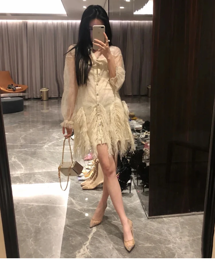 Summer New Lace Mesh Breathable High Heels Women's Fine Heels Sexy Bare Color Pointed Single Shoes Water Diamond Wedding Shoes