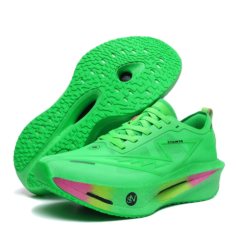 Running Shoes Men Carbon Board Marathon Speciality Sports Breathable Lightweight Women's Comfortable Athletic Chunta6.0 Sneakers