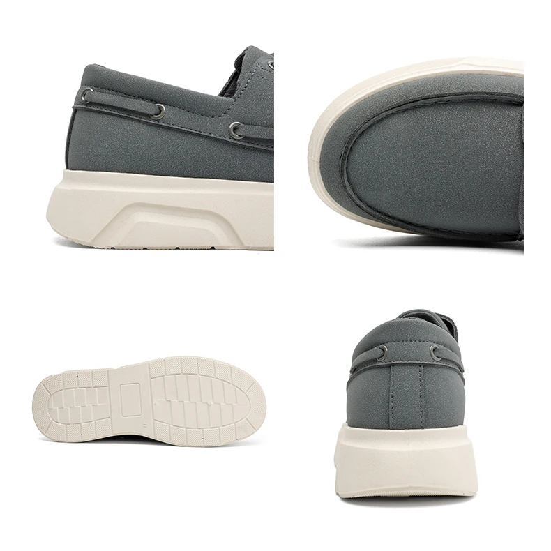 2026 New Men Slip on Loafers Shoes EU39-46 Big Size Light Platform Casual Walking Board Shoes