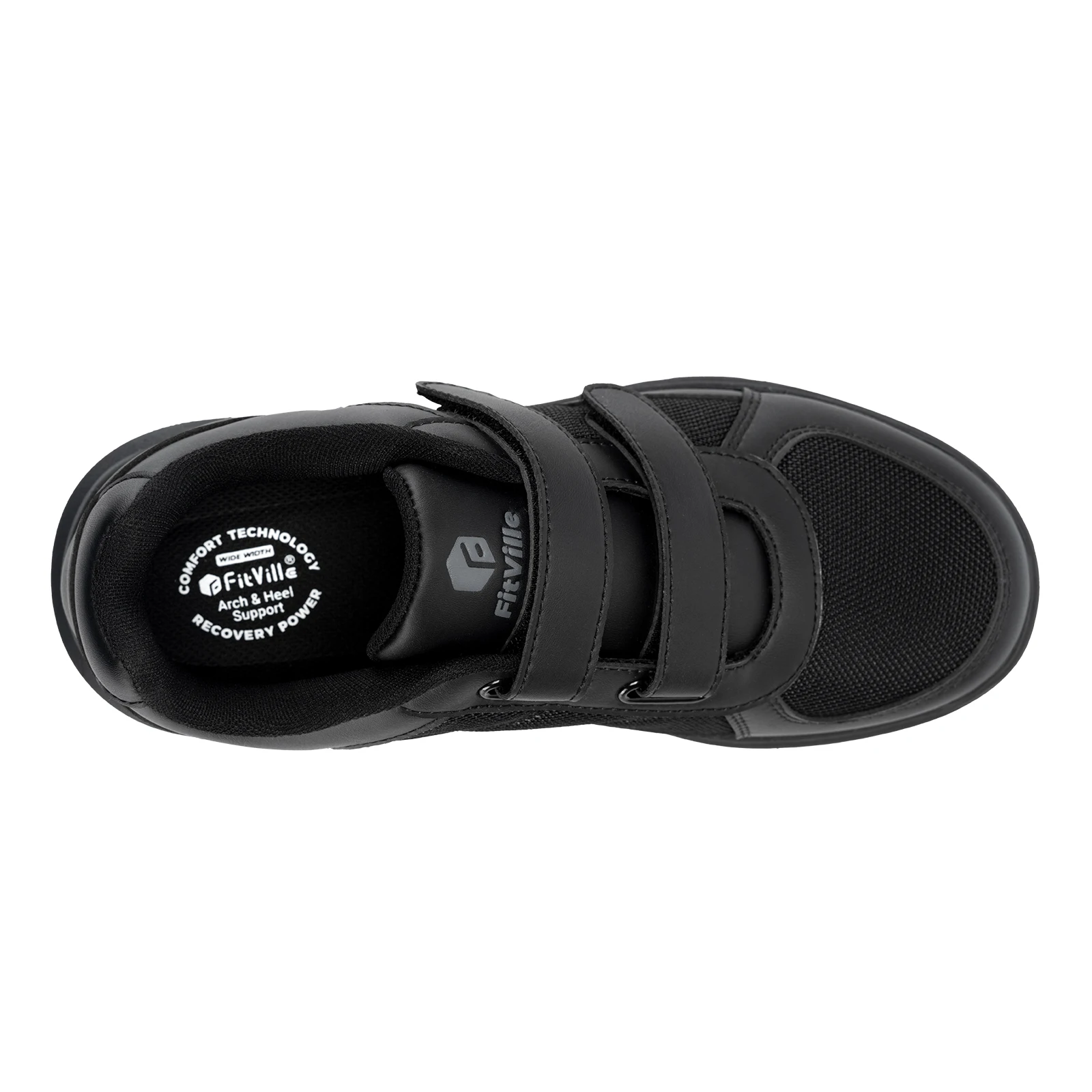 FitVille Mens Diabetic Shoes Extra Wide Width Diabetic Shoes for Men for Neuropathy Swollen Feet Shoes Pain Relief with Closure