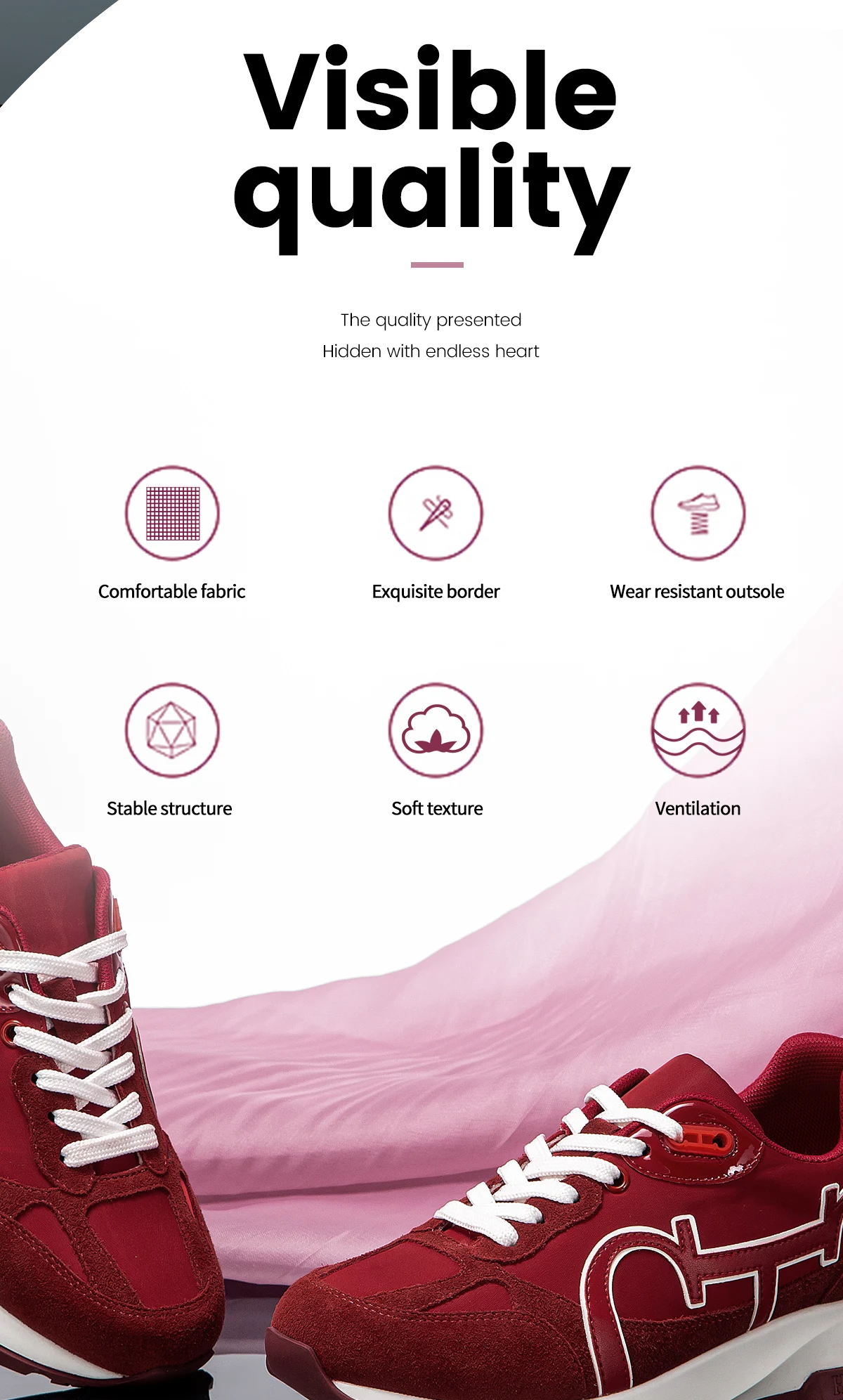 CHCH Women's Casual Shoes 2024 New Wine Red Retro Cow Leather Splicing Design Walking Shoes Skeleton Correction