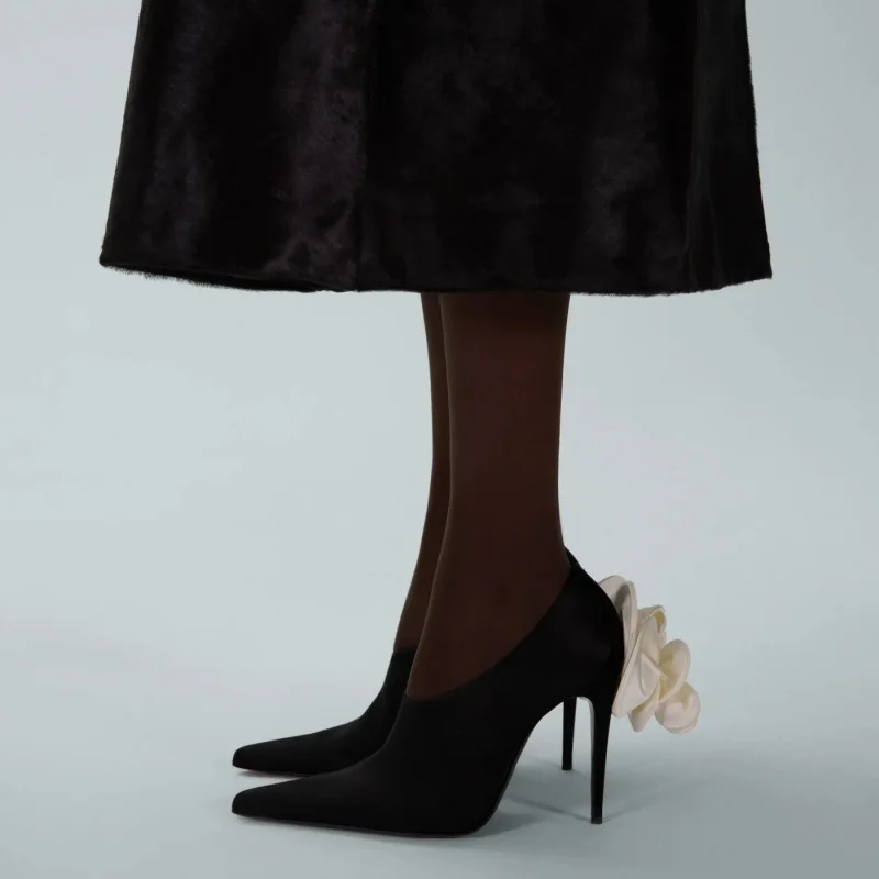 Spring/Summer New Pointed Stiletto Single Shoes European and American Fashion 34-45 Large Women's Fashion Women's Shoes