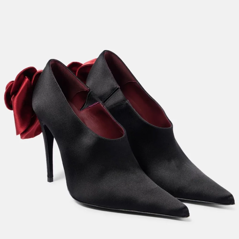 Spring/Summer New Pointed Stiletto Single Shoes European and American Fashion 34-45 Large Women's Fashion Women's Shoes