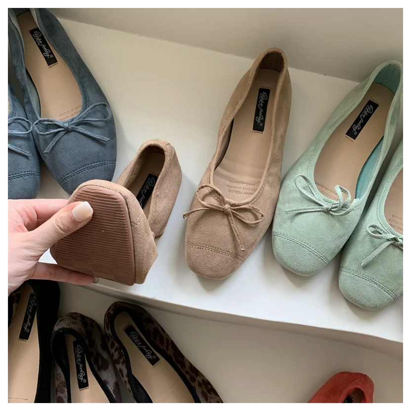 DONLEE QUEEN 2026 Summer Flats Ballet Shoes Women Slip On Loafers Round Toe Shallow Bowtie Ballerina Soft Moccasin zapatos mujer