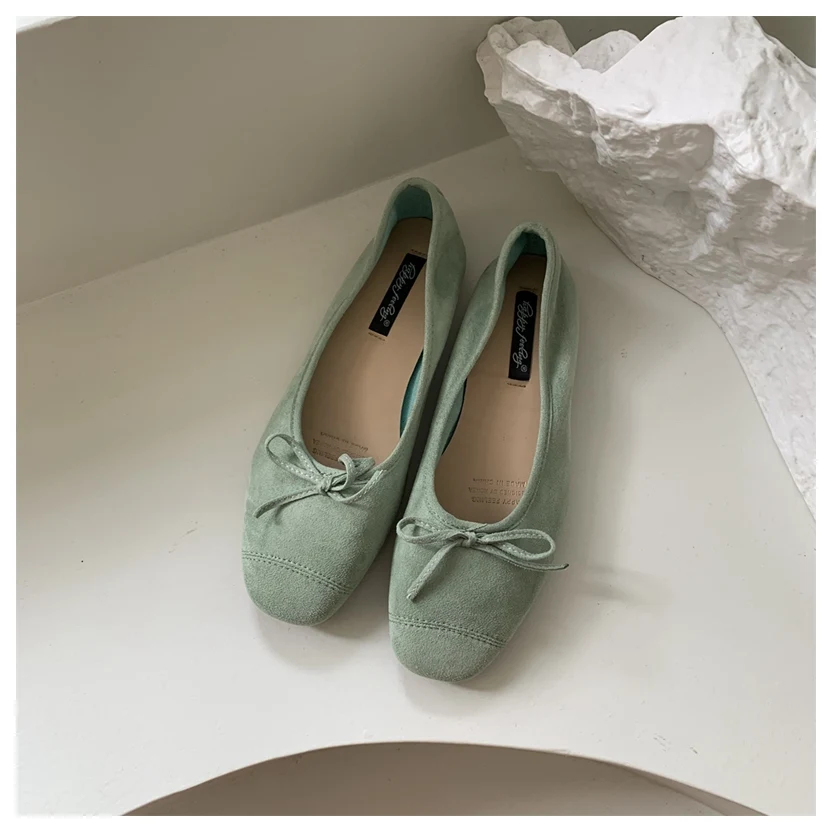 DONLEE QUEEN 2026 Summer Flats Ballet Shoes Women Slip On Loafers Round Toe Shallow Bowtie Ballerina Soft Moccasin zapatos mujer