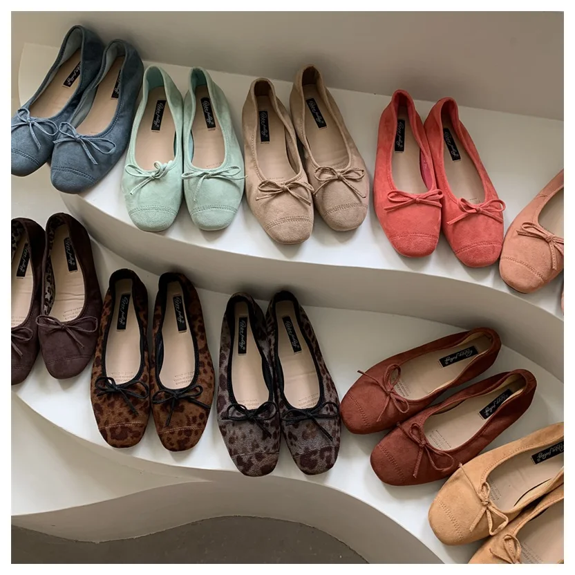 DONLEE QUEEN 2026 Summer Flats Ballet Shoes Women Slip On Loafers Round Toe Shallow Bowtie Ballerina Soft Moccasin zapatos mujer