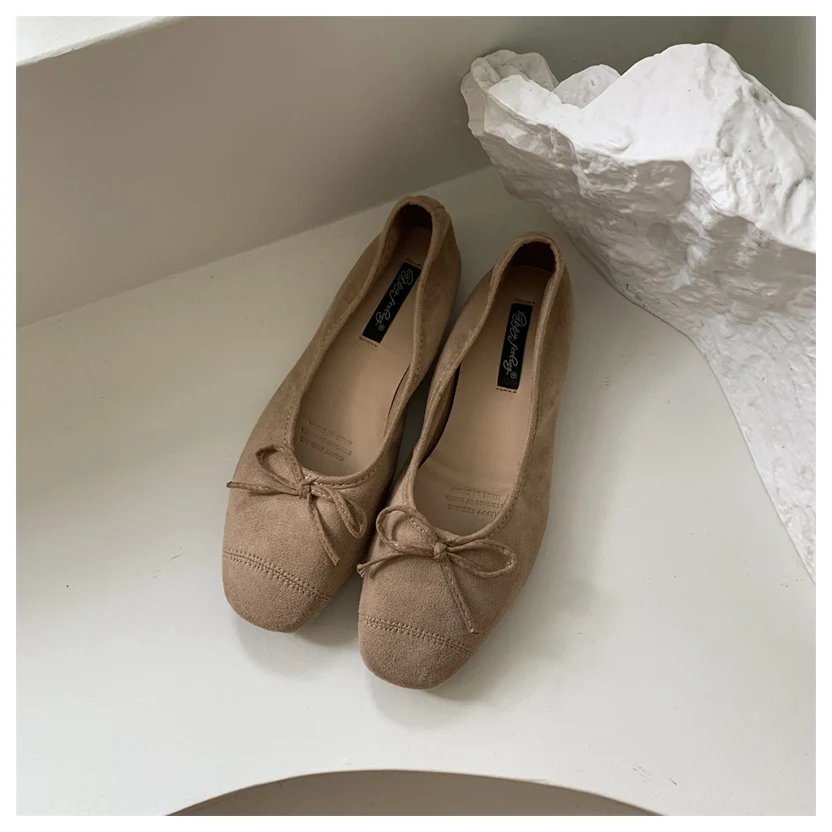 DONLEE QUEEN 2026 Summer Flats Ballet Shoes Women Slip On Loafers Round Toe Shallow Bowtie Ballerina Soft Moccasin zapatos mujer