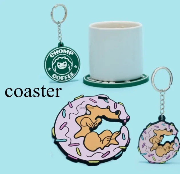 Wholesale Custom Made OEM ODM 2D 3D PVC Charms Shoe Charms Company Logo Keychain Brooches Bookmarks Straw Charms Magnets