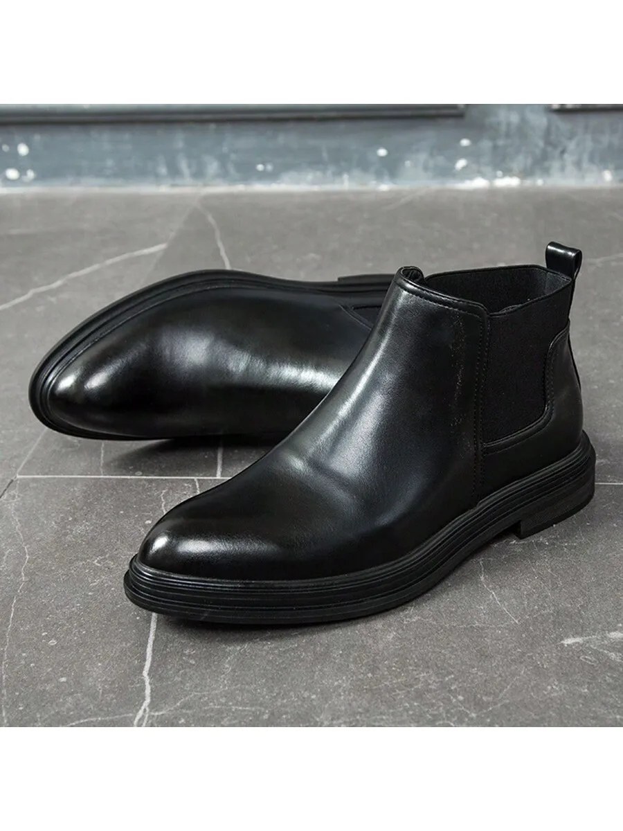 Men's Pointed-Toe Large Size Chelsea Boots