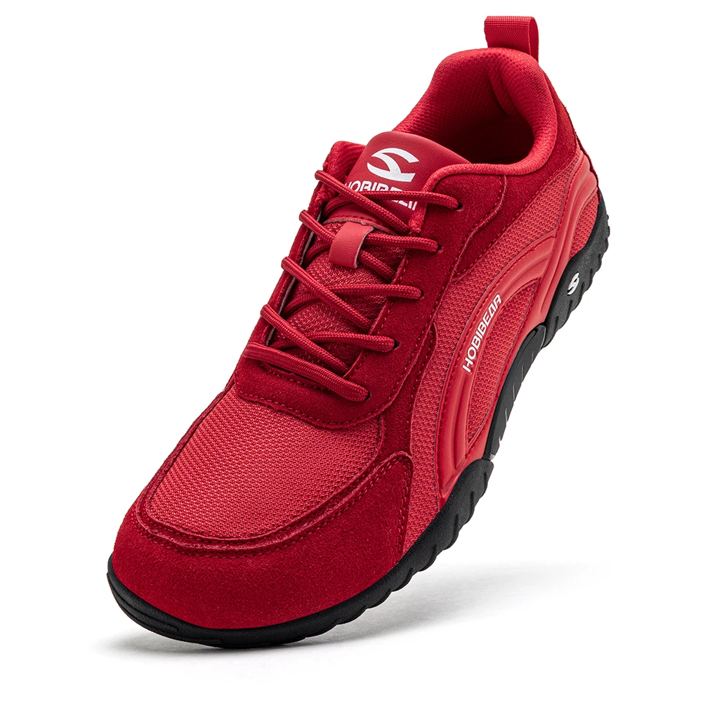 HOBIBEAR Hiking Wide Toe Box Shoes Unisex Outdoor Travel Trail Running Sneakers Zero Drop Minimalist Walking Shoes