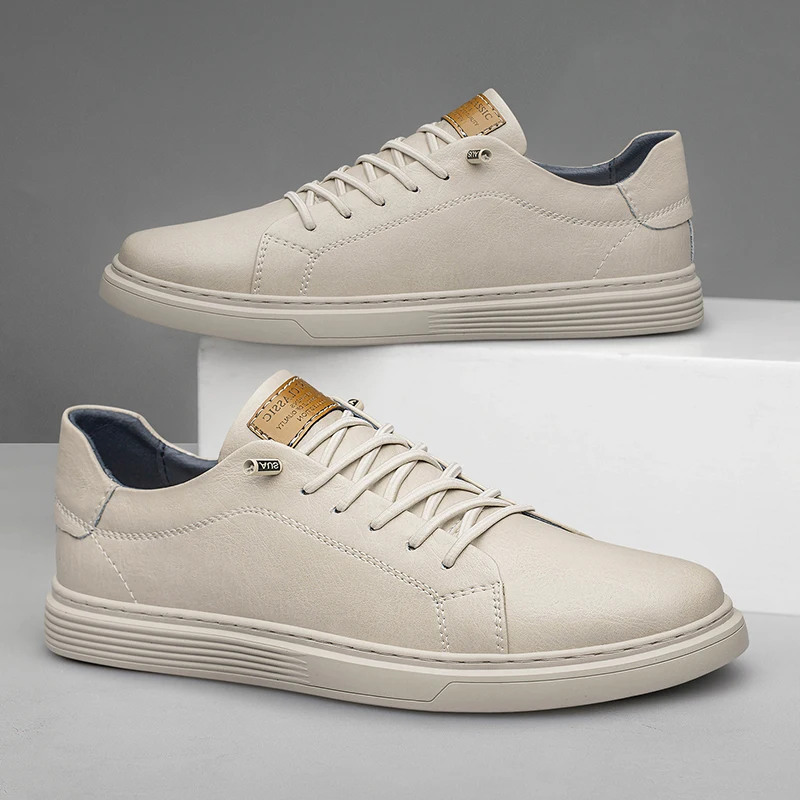 Italian Brand Black Genuine Leather Oxford Shoes UNISEX Casual Shoes Lace Up Flat Sneakers Luxury Shoes for Men Big Size: 36-47