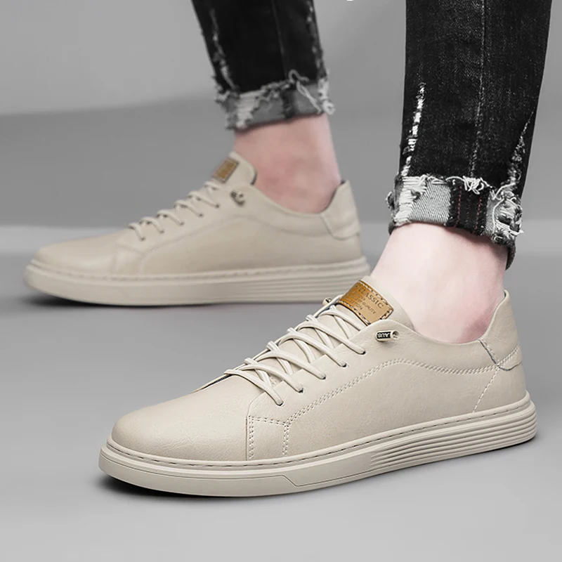 Italian Brand Black Genuine Leather Oxford Shoes UNISEX Casual Shoes Lace Up Flat Sneakers Luxury Shoes for Men Big Size: 36-47