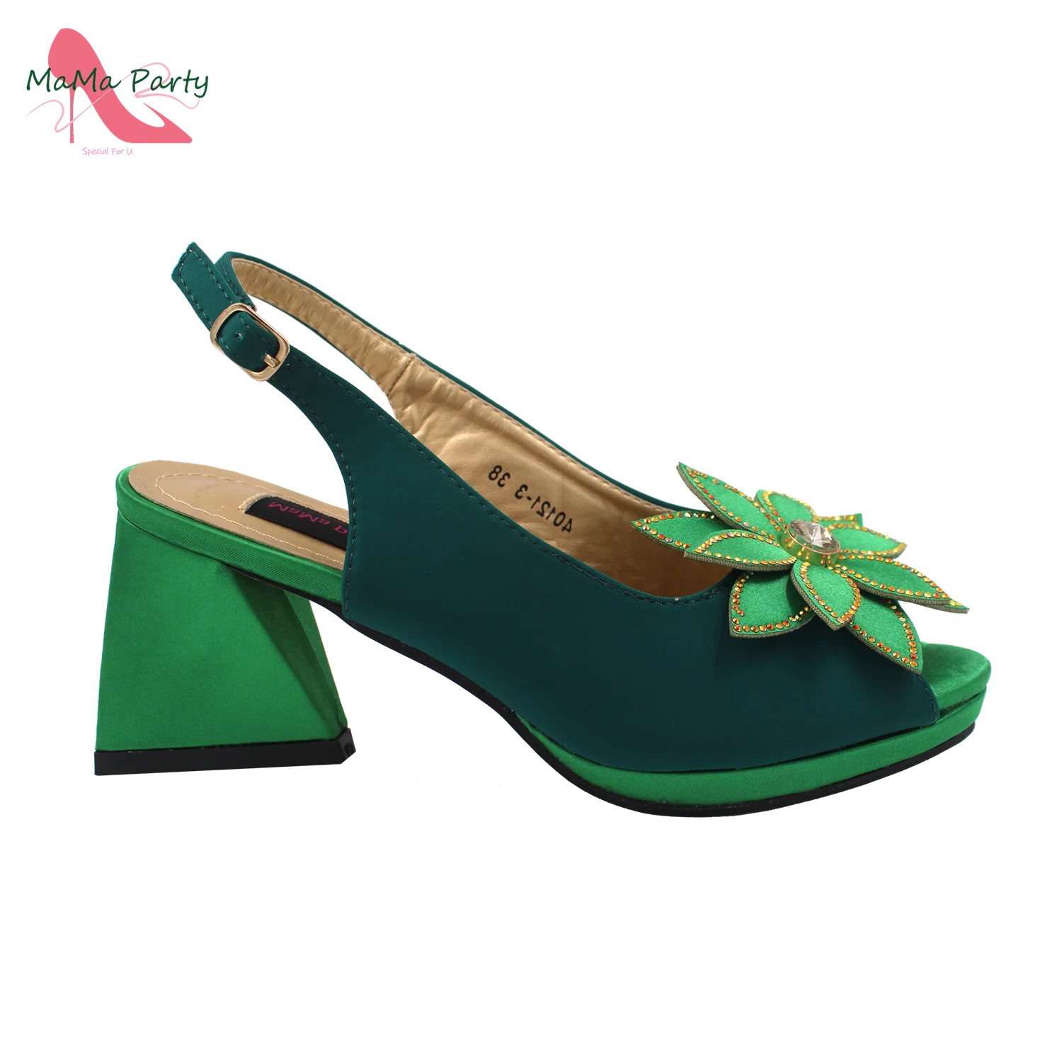 2024 New Design Special Fashion African Women Shoes Matching Bag Set High Quality with Platform Comfortable Heels for Part