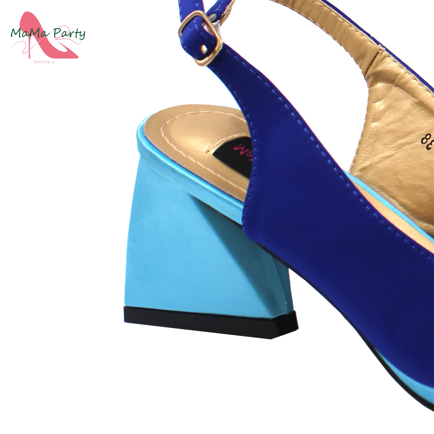 2024 New Design Special Fashion African Women Shoes Matching Bag Set High Quality with Platform Comfortable Heels for Part