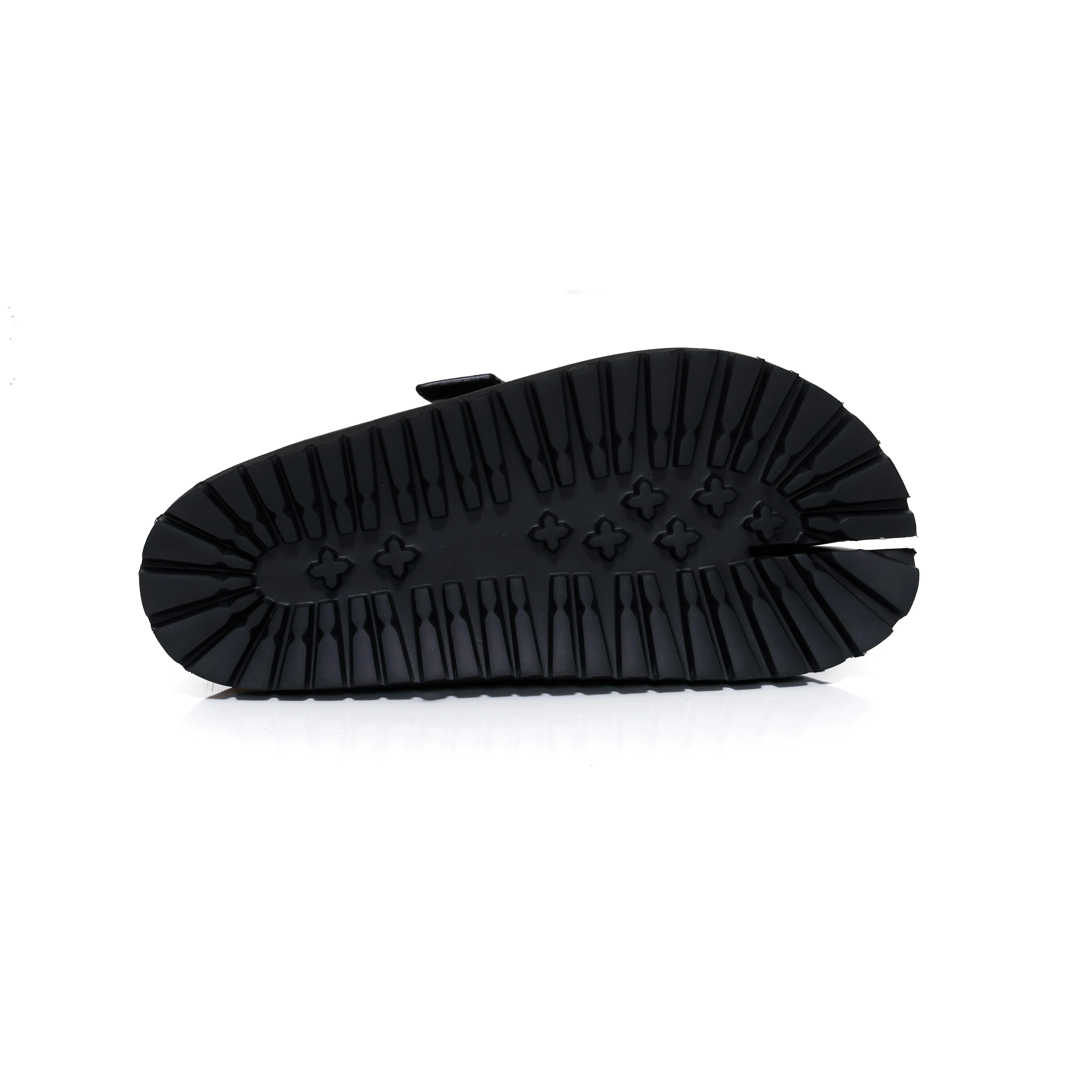 New Tabi shoes men's and women's leather slippers breathable split toe shoes thick soled Boken shoes with a sense of luxury