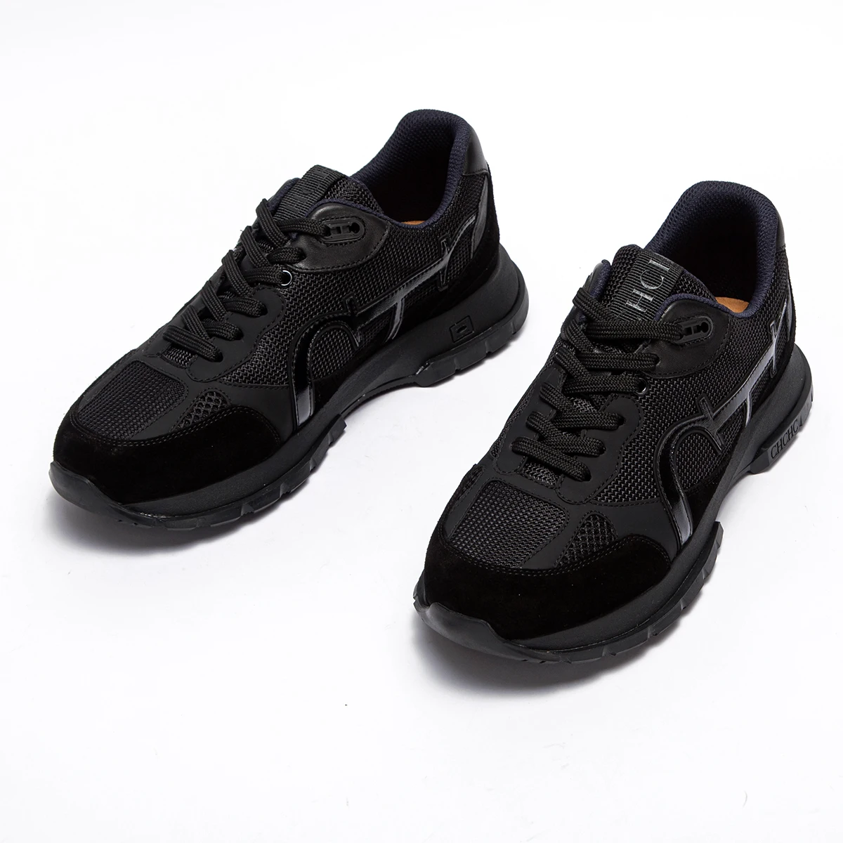 CHCH Men's Vulcanized Shoes 2026 New Black Casual Shoes Men's Outdoor Walking Shoes Bone Correction