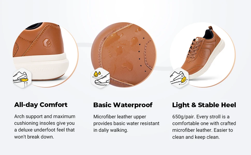 FitVille Wide Width Men's Leather Oxford Dress Shoes, Comfortable All-Day Wear Business Formal Walking Shoes for Office Daily