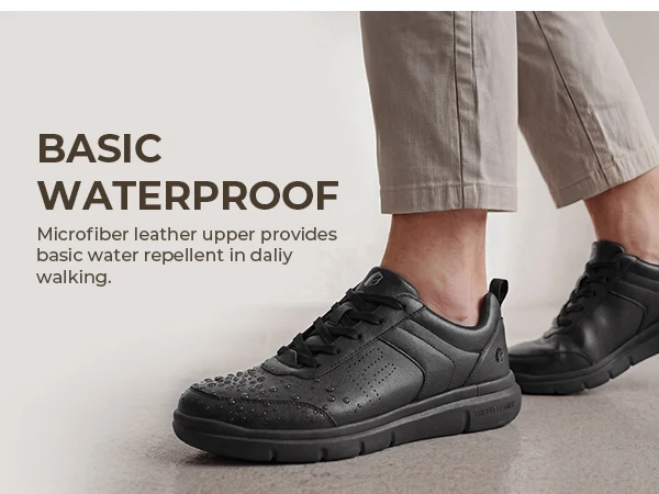FitVille Wide Width Men's Leather Oxford Dress Shoes, Comfortable All-Day Wear Business Formal Walking Shoes for Office Daily