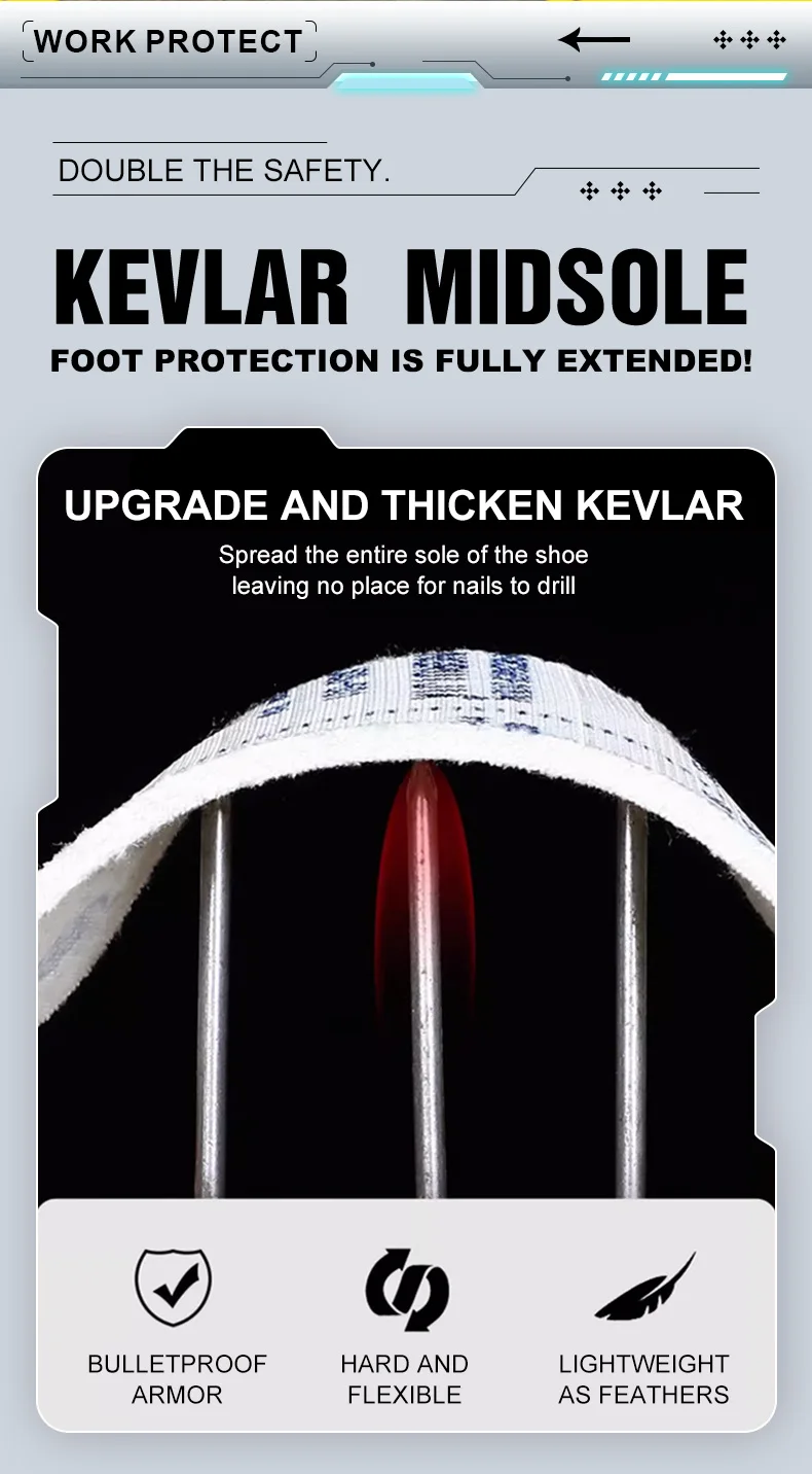 Men's Steel Toe Protective Safety Shoes, Puncture Resistant, Smash Resistant, And Slip Resistant Men's Safety Shoes, Comfortable Work Safety Shoes For Construction Sites