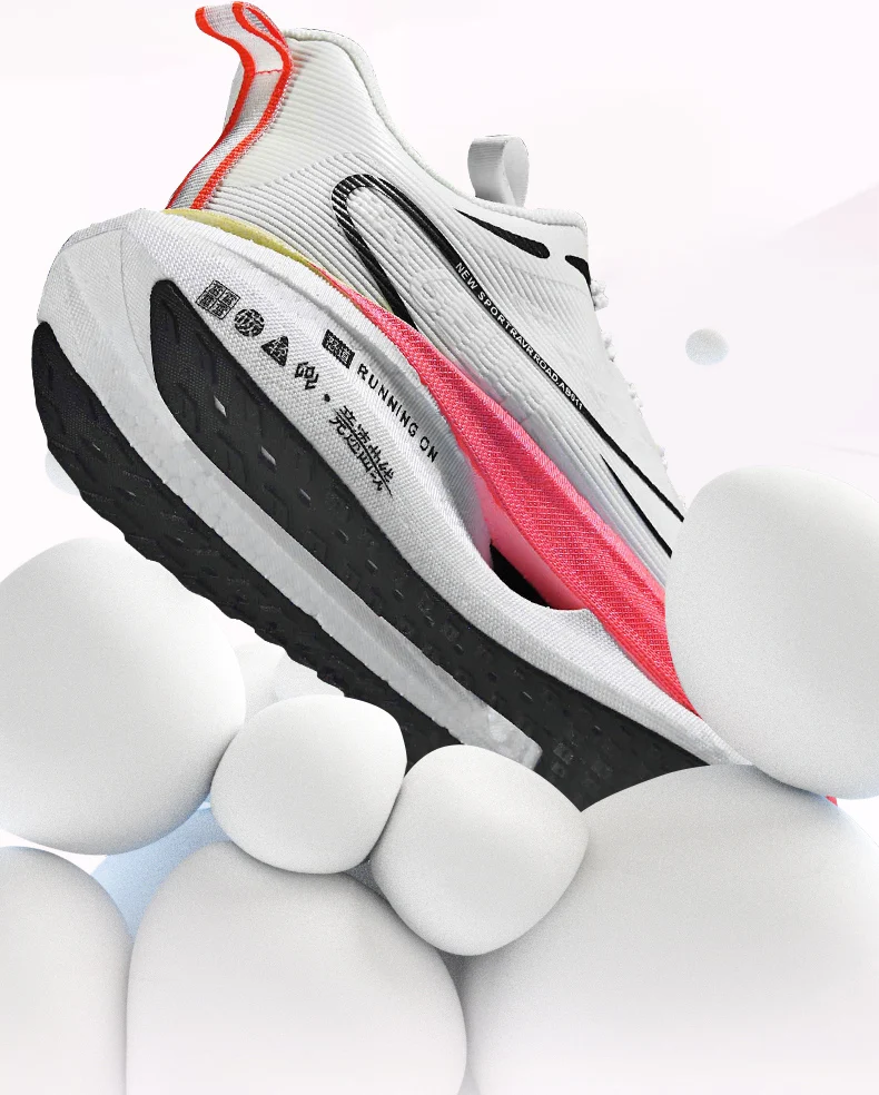 Men Running Shoes Carbon Plate Marathon Speciality Sports Breathable Lightweight Women's Comfortable Nonskid Leisure Sneakers