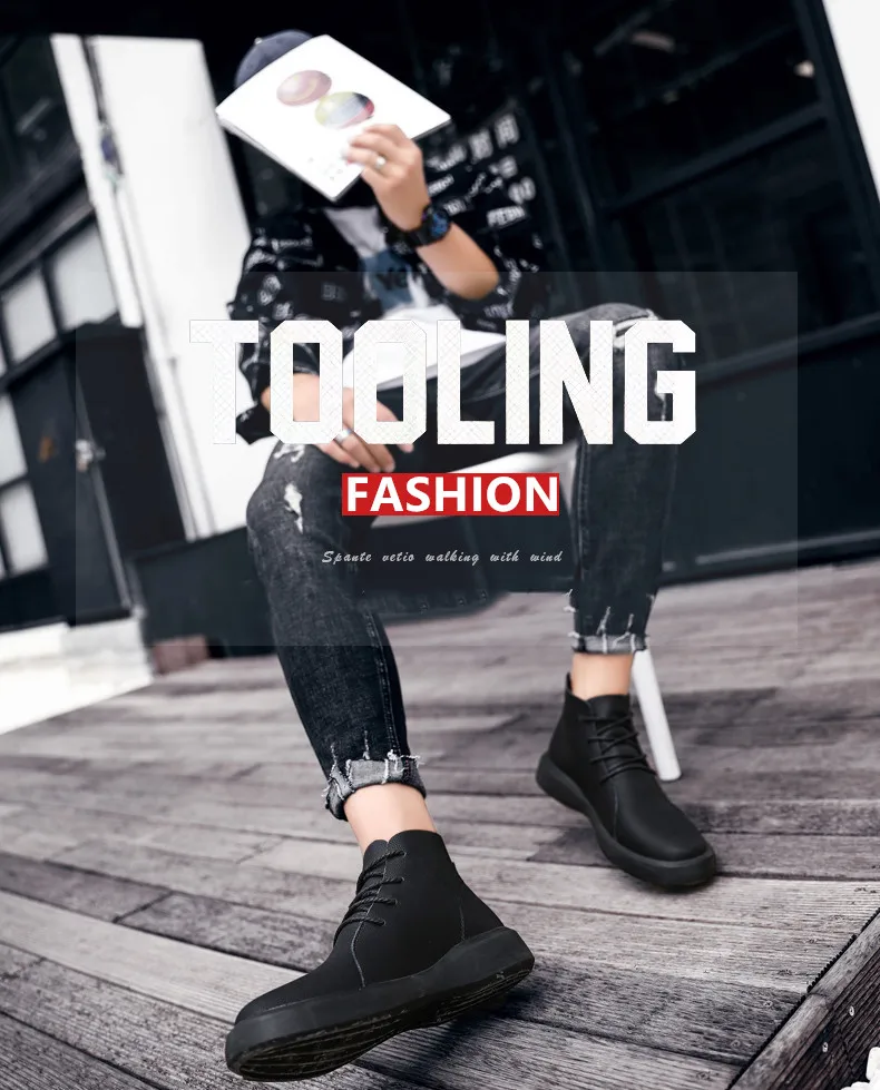 Brand New Winter Men Snow Boots Genuine Leather Warm Plush Men Boots Fashion Lace-up Ankle Boots Autumn Outdoor Men Shoes 38-47
