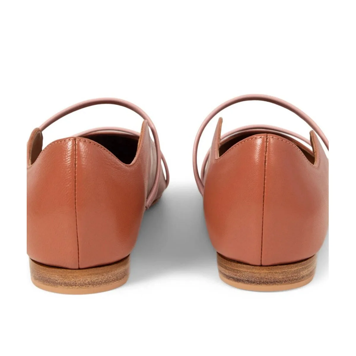 Arden Furtado Spring Mixed Colors Mary Jane Flats Pointed Toe Shallow One-word Band Single Shoe Extra Large Size Commuter Shoes