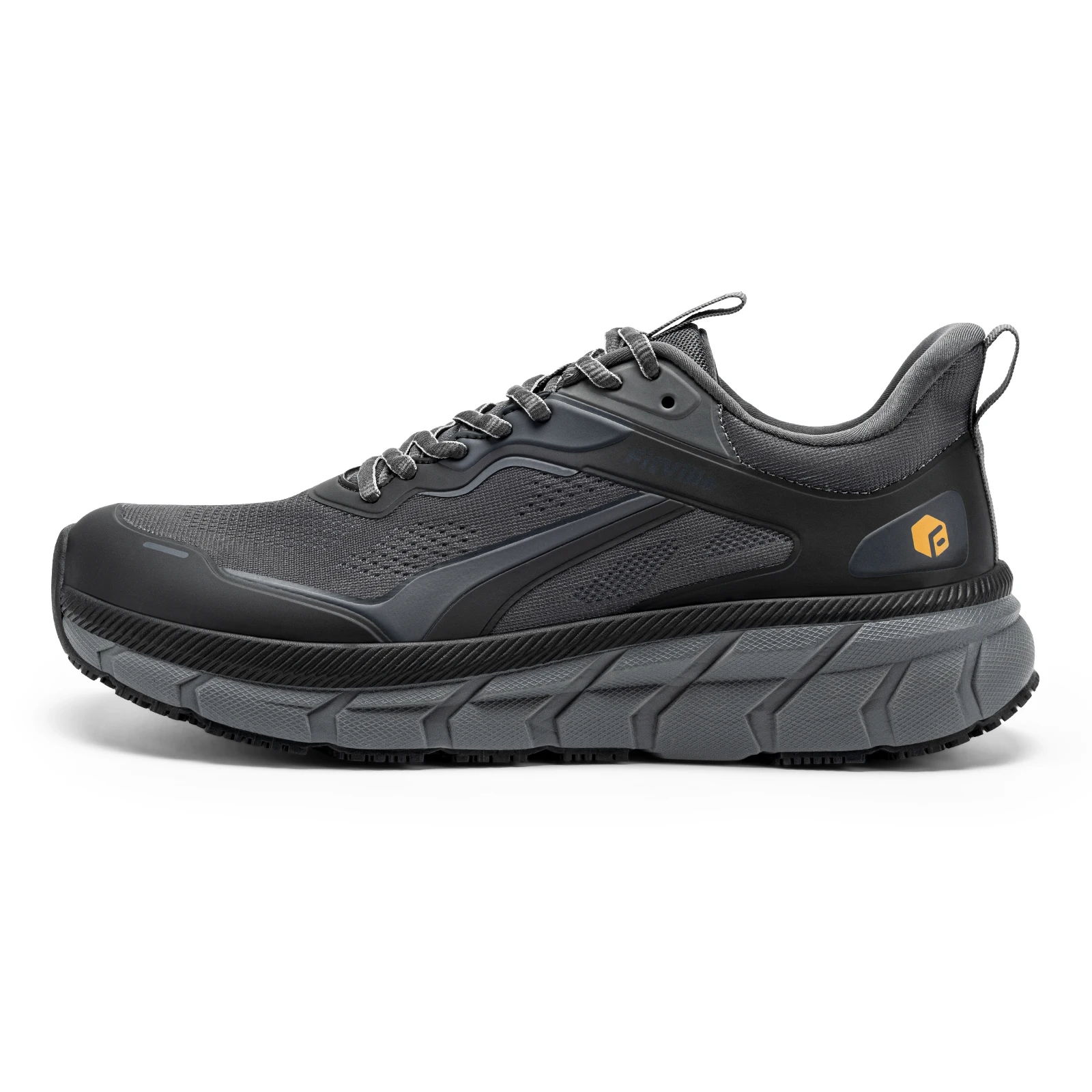 FitVille Extra Wide Men's Running Shoes Breathable Causal Sneakers Cushioned Sports Jogging Shoes for Men Non Slip Arche Support