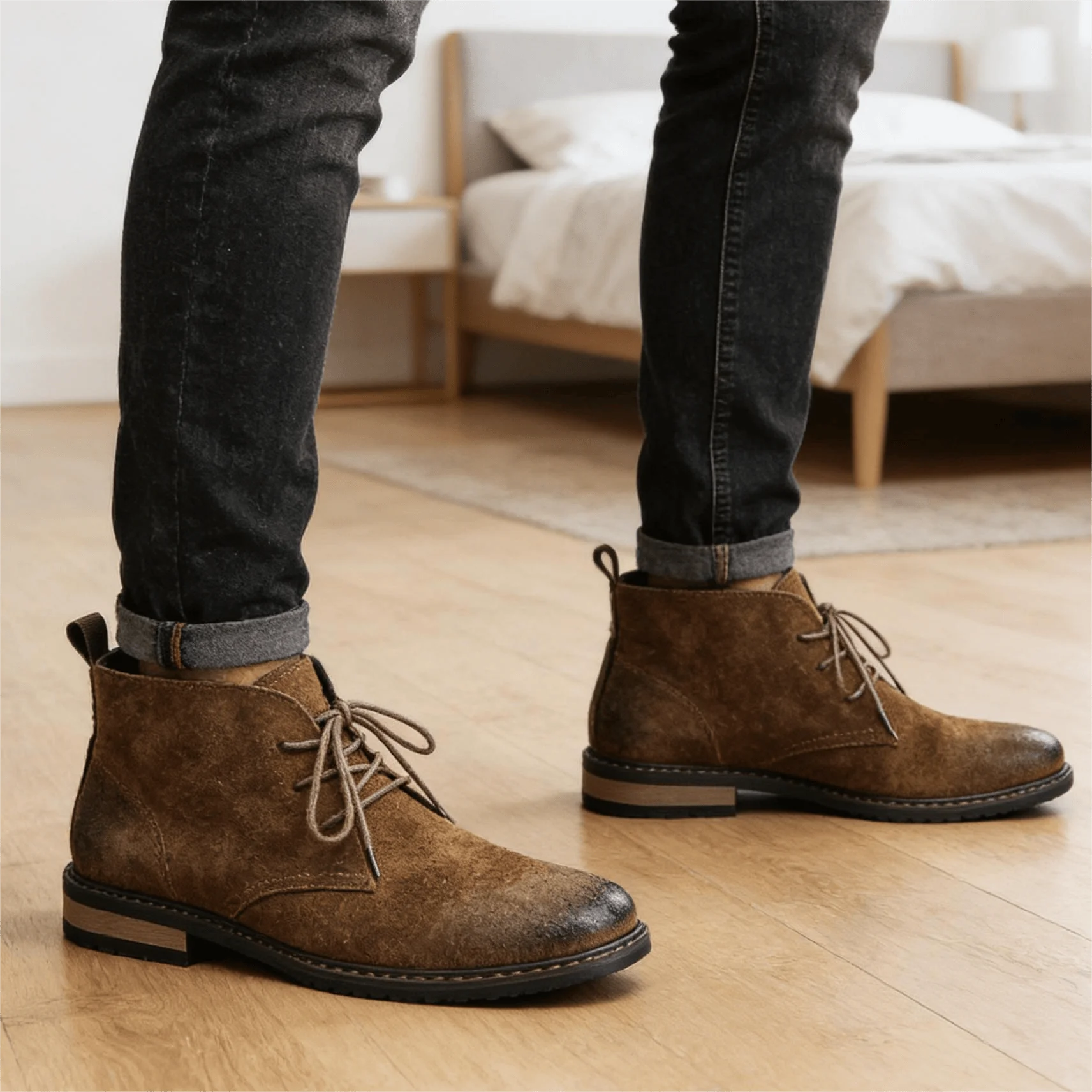 Leather Boots Retro Comfortable Brand Retro Fashion 2026 Ankle Boots